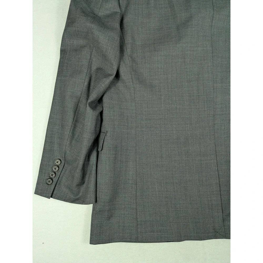 Lauren Ralph Lauren Mens 42R‎ Grey Wool 2-Button Suit Jacket Blazer 42 Regular